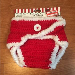 Hand Crotched Baby Diaper Cover New